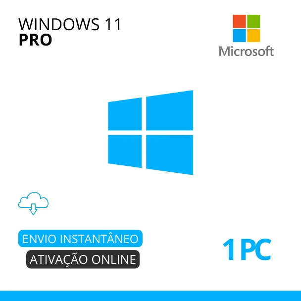 Microsoft Windows 11 Pro - Pagamento único
