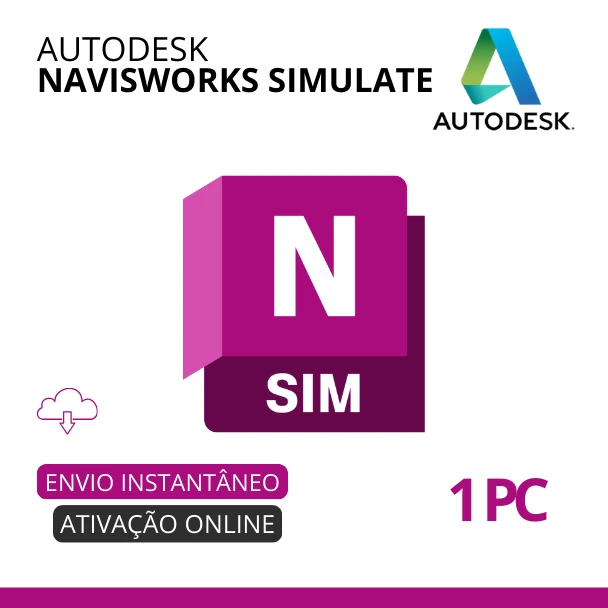 Autodesk Navisworks Simulate | Licença Original Assinatura de 01 Ano