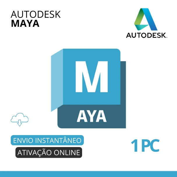 Autodesk Maya | Licença Original Assinatura de 01 Ano