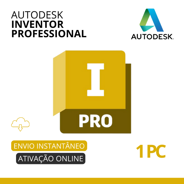 Autodesk Inventor Professional | Licença Original Assinatura de 01 Ano