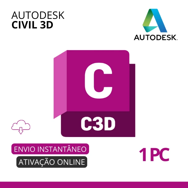 Autodesk Civil 3D | Licença Original Assinatura de 01 Ano