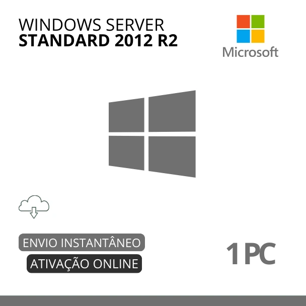 Microsoft Windows Server 2012 Standard R2 - Português (PT-BR)