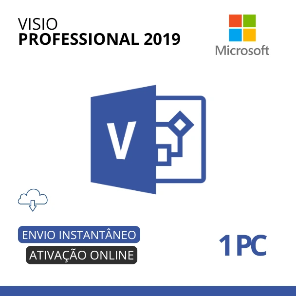 Microsoft Visio Professional 2019 – (Download) + Nota Fiscal