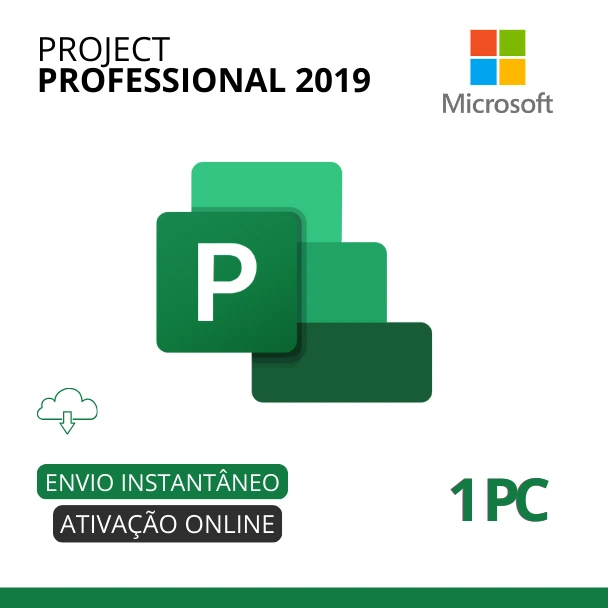 Microsoft Project Professional 2019 – (Download) + Nota Fiscal