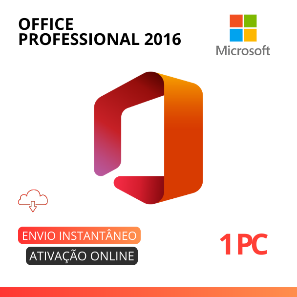 Microsoft Office Professional 2016 – 32 / 64 BITS – ESD