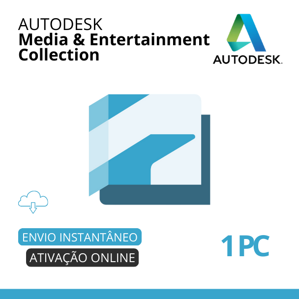 Autodesk Media & Entertainment Collection | Licença Original Assinatura de 01 Ano