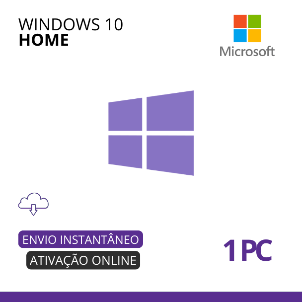 Microsoft Windows 10 Home – 32 / 64 Bits - ESD